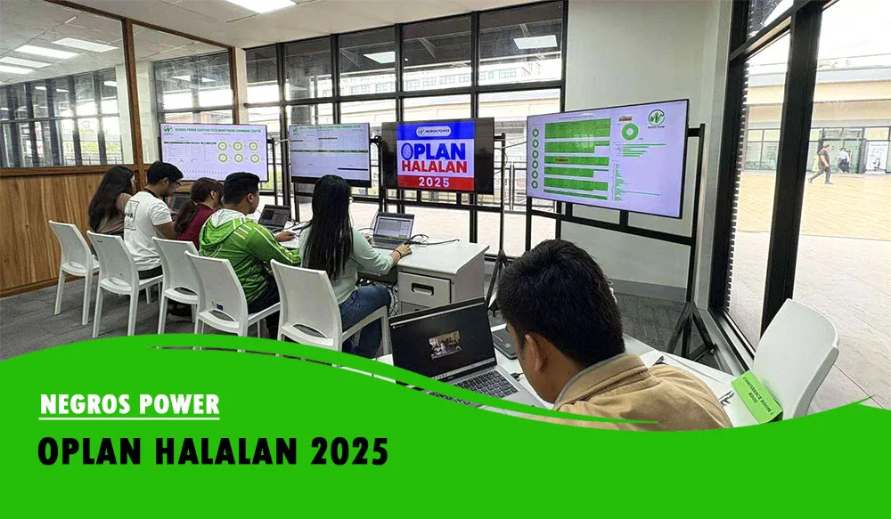 Negros Power prepares for local elections 2025 - no brownouts - stable power supply - control room