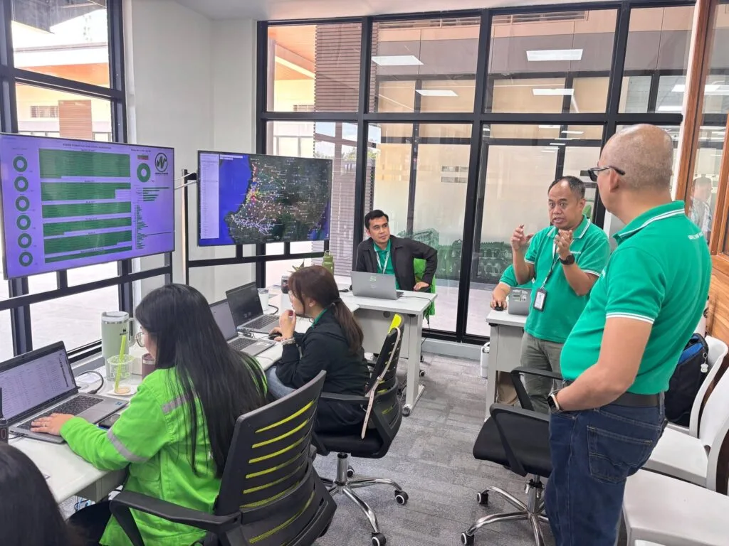 Engr. Bernard Del Castillo leads the team at the Negros Power control room during election day.