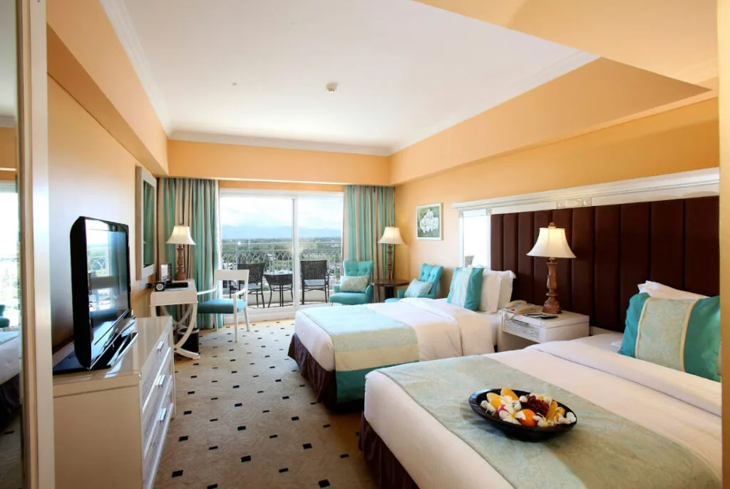 Deluxe Room with an ocean view at Jpark Island Resort and Waterpark Cebu