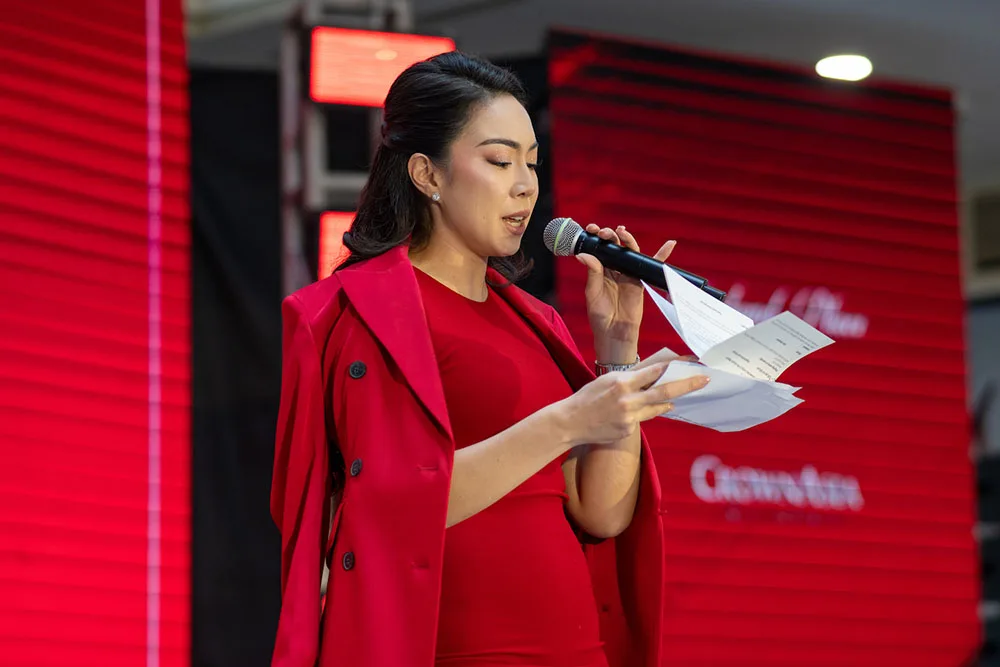Beauty titlist, entrepreneur, and corporate host Vanessa Caro welcomed the attendees to an afternoon marked by rhythm and regional pride