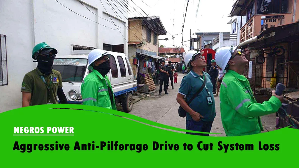 Negros Power Anti-Pilferage Campaign - electric meters - illegal connection - engineers