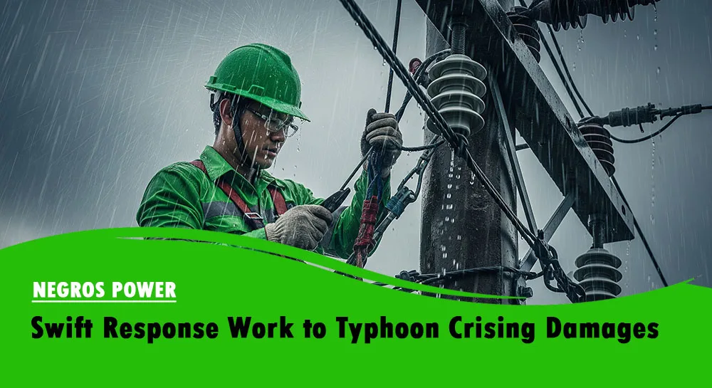 Negros Power Typhoon Crising Response Quick Restoration Efforts - Bacolod City