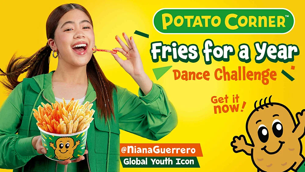 potato corner - one year supply of french fries - nianna guerrero