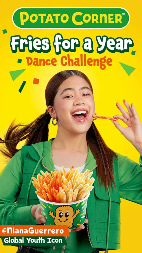 Nianna Guerrero Dance Challenge for Potato Corner will let you win a year's supply of Potato Corner Fries!