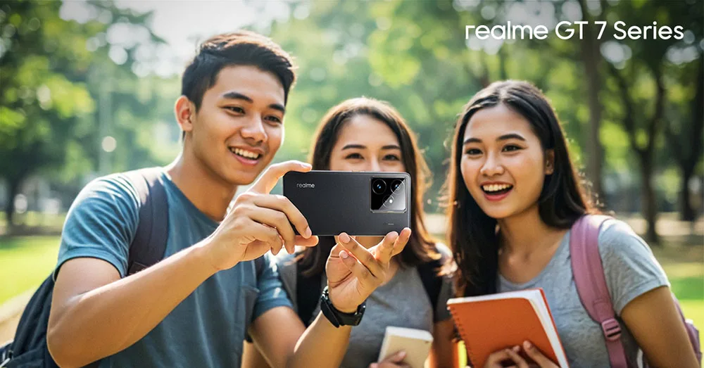 realme GT 7 Series KV - barkada groufie - selfie -content creators