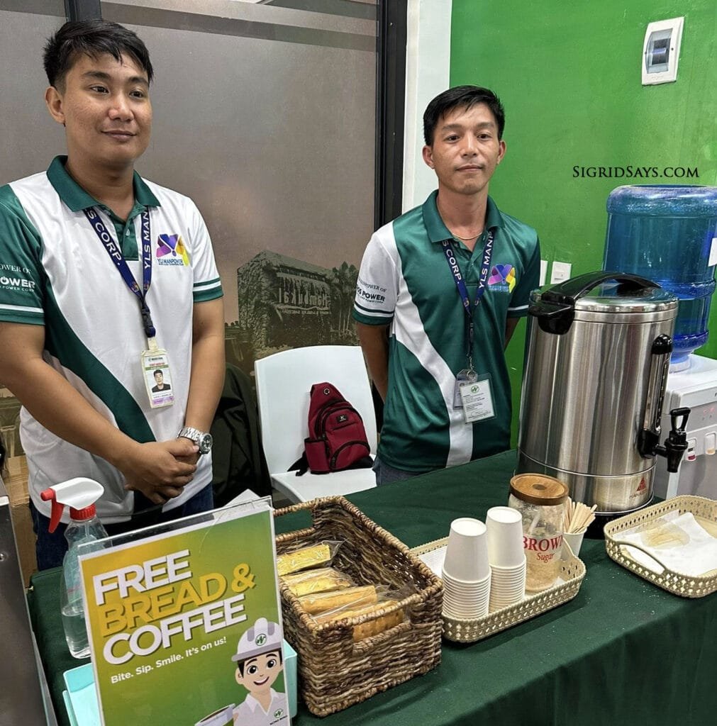 The simple gesture of providing snacks, coffee, and drinking water goes a long way in showing that Negros Power cares.