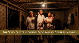 negros power sitio electrification program progress in Central Negros - rural family