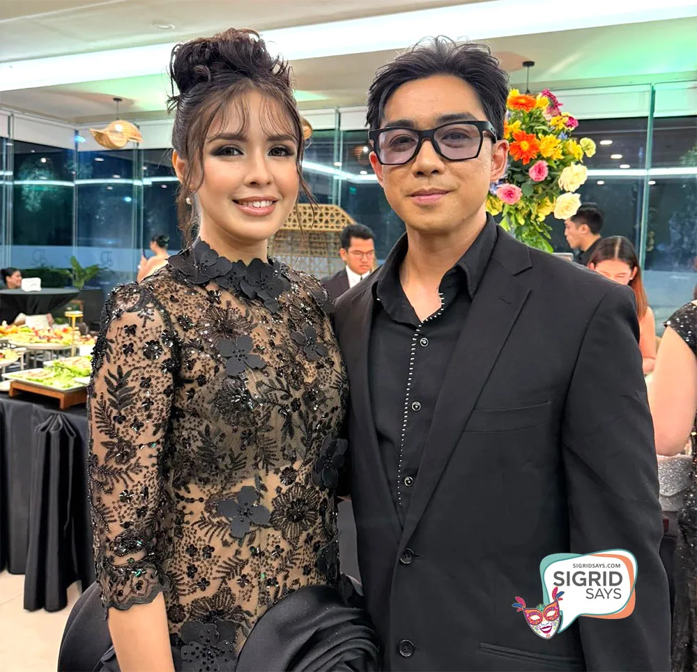 Mrs. Lian Bobe, PR and Media Liaison, with husband Adrian Bobe of GMA News.