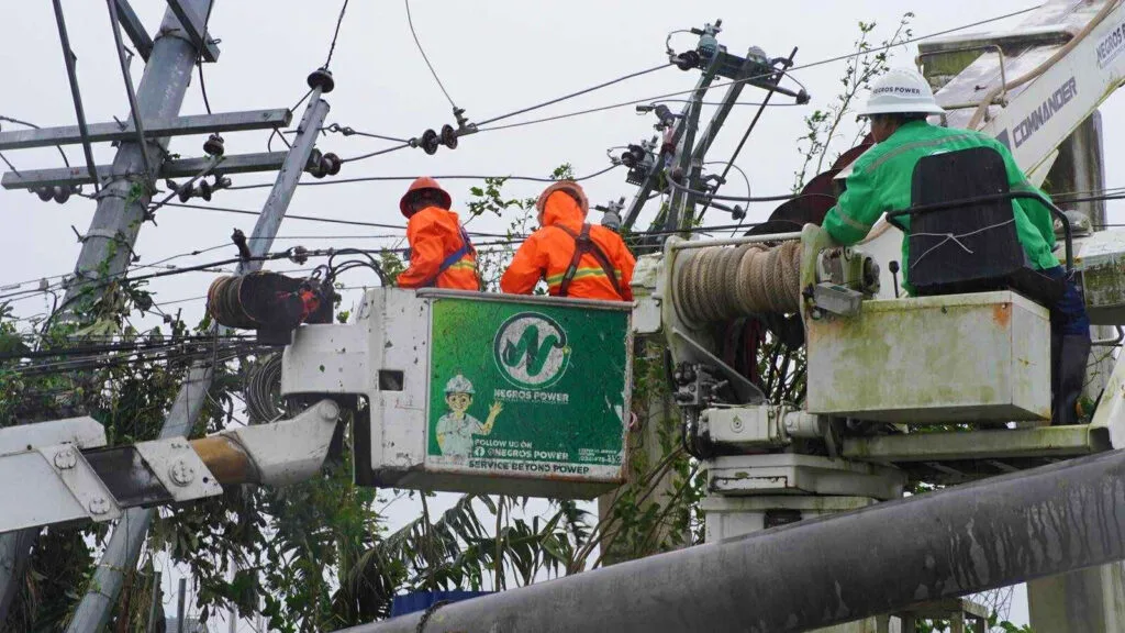 Typhoon Tino brought immense structural damage to the electricity infrastructure. Bacolod City in Central Negros took the most hit.