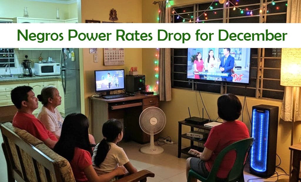 Negros Power December Price Drop - electricity rates - Bacolod City - home