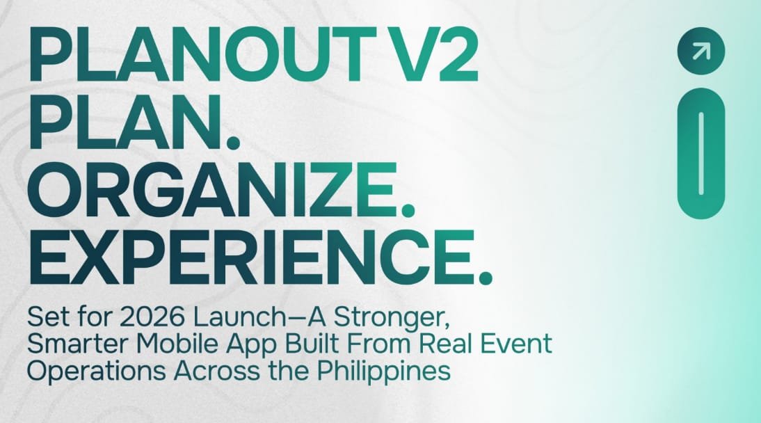 Plan Out V2 Plan - event management app - Philippines events industry