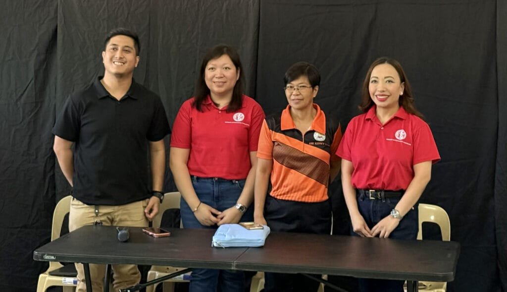 L-R: Dr. Carr Cedric Panteno F. Ocampo, MD, Medical Officer III and CESU Medical Coordinator; Dr. Alexis Millan, Fellow of the Philippine Pediatric Society; Dr. Grace Tan, Assistant City Health Officer; and Dr. Rachelle Vicencio, Fellow of the Philippine Pediatric Society.