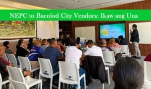 Negros Power to Bacolod City vendors - Ikaw ang Una - IEC advocacy