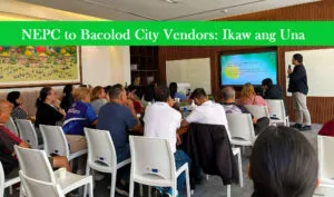 Negros Power to Bacolod City vendors - Ikaw ang Una - IEC advocacy