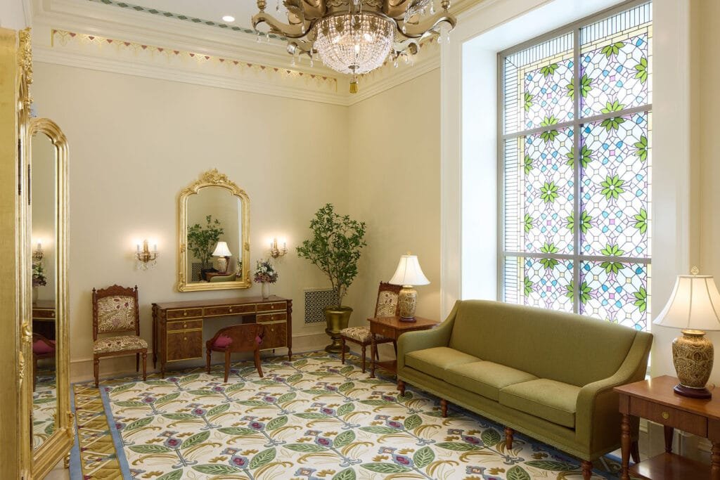 Bride's room--for women about to be married.