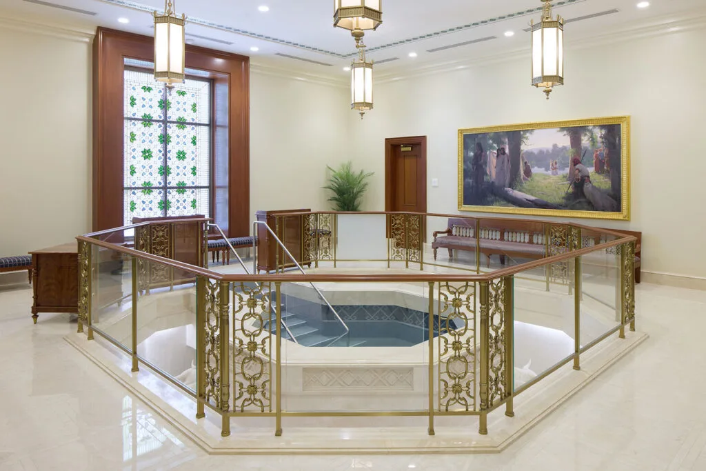 Baptism room.