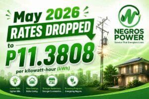 Negros Power May 2026 rates