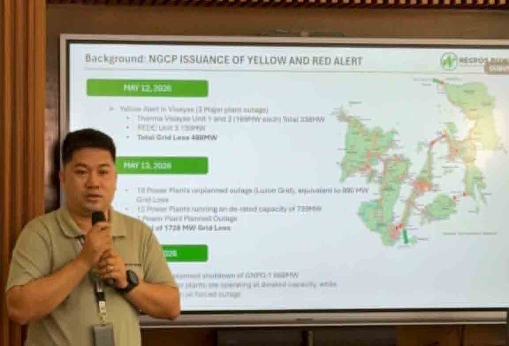 Engr. Christian John Villena, Energy Sourcing Manager of Negros Power