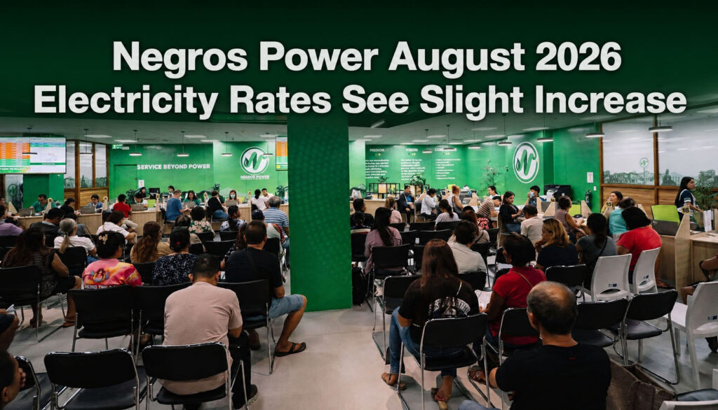 August 2026 Electricity rates - Negros Power -cover photo
