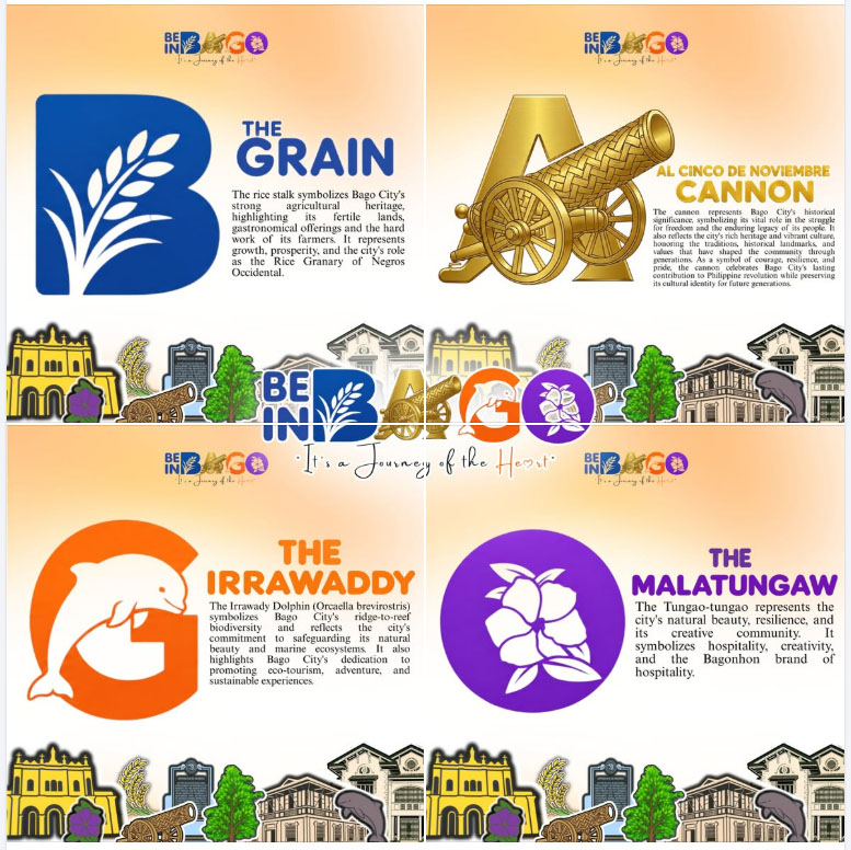 The rationale behind Be in Bago logo.