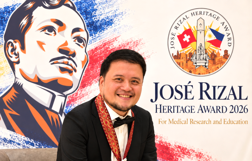 Dr Melvin Sanicas - José Rizal Heritage Awards - Laureate for Medical Research and Education