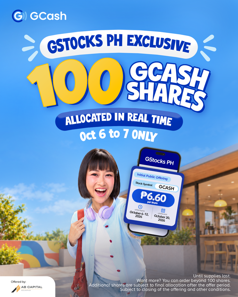 GCash Real-time IPO Allocation Starting at 100 Shares