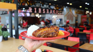 Ribshack’s pork spareribs are among its bestsellers, known for their smoky aroma and rich barbecue flavor.